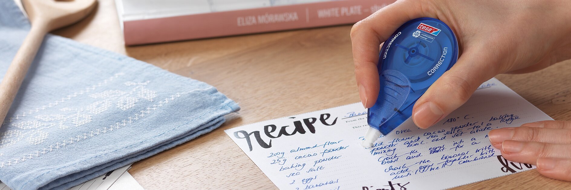 德莎修正帶是進行快速準確修改的理想解決方案