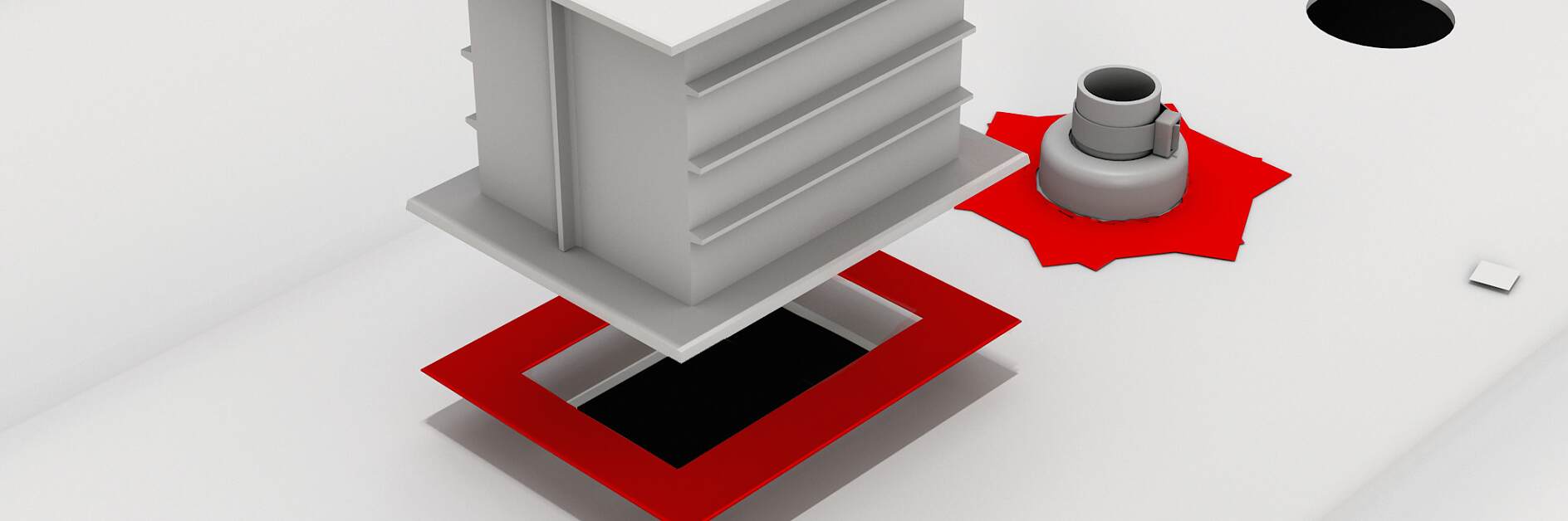 小部件直接粘接至 PS 外殼