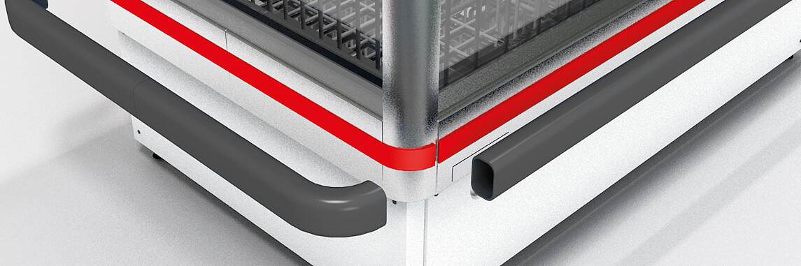 使用膠帶將保險杠固定至電器金屬殼上。