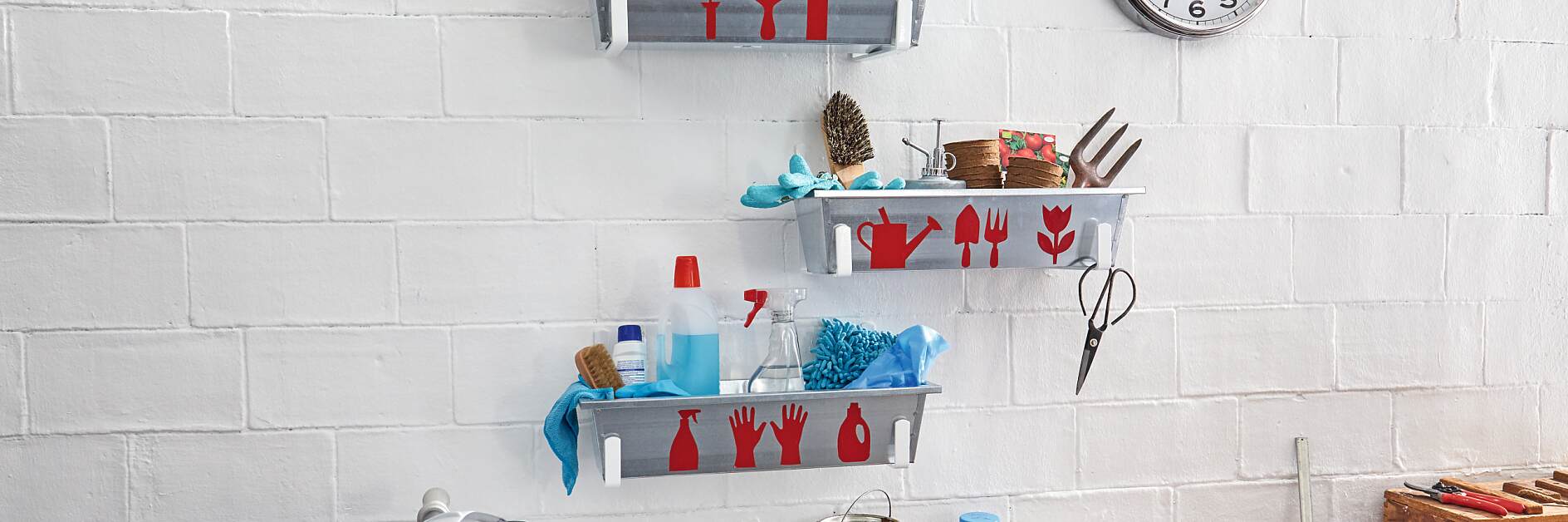 手工制作車庫儲物箱