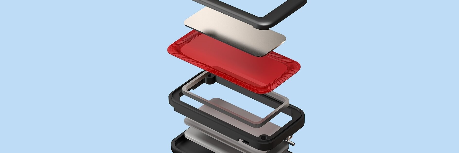 微型揚聲器 / 受話器爆炸圖